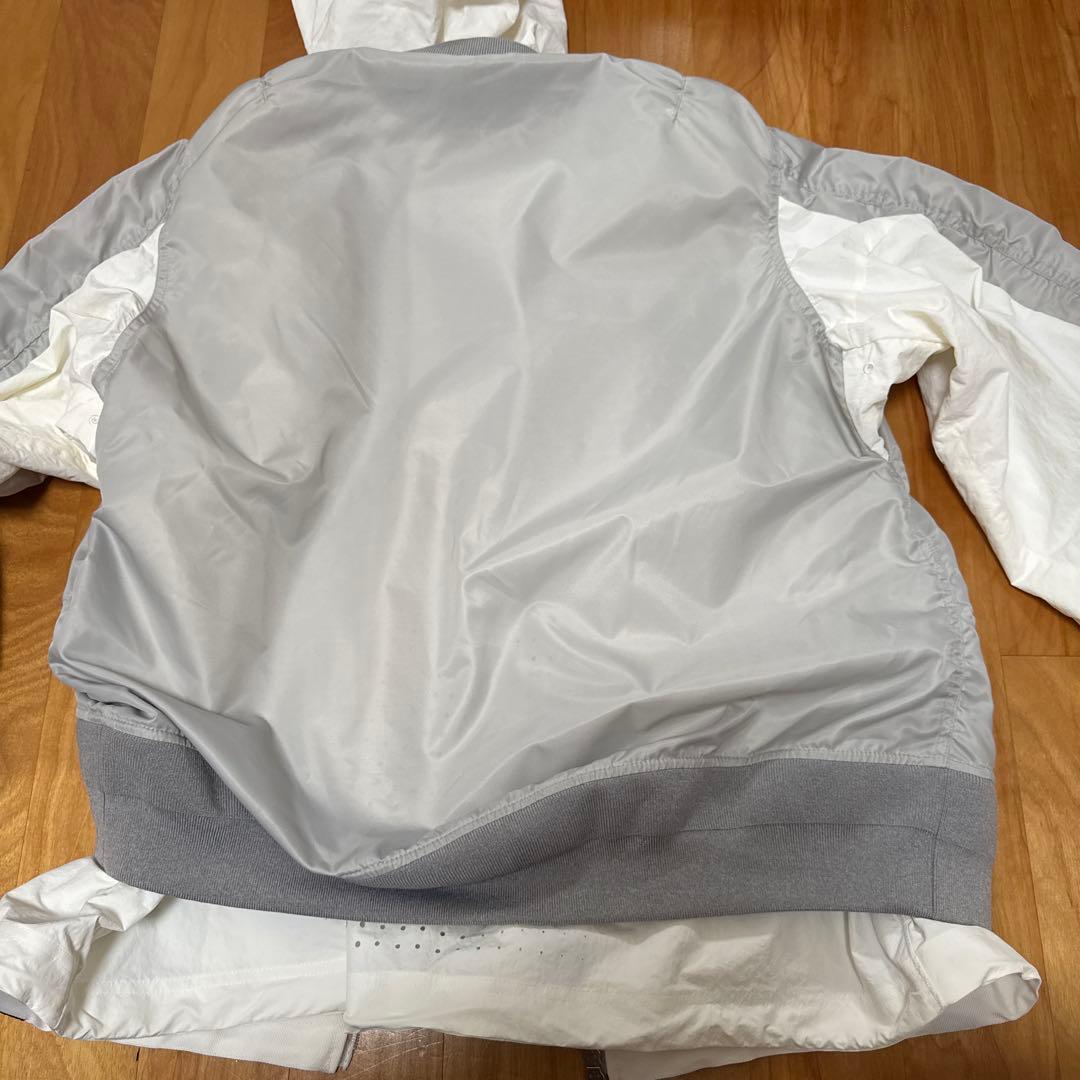 NIKE×sacai MA-1 ボンバージャケット グレー Mサイズ