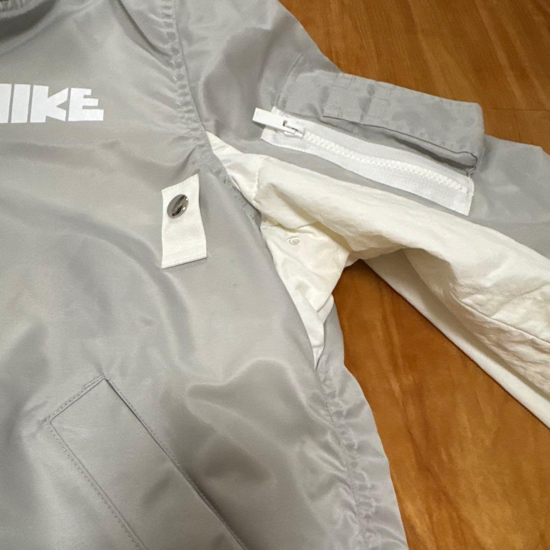 NIKE×sacai MA-1 ボンバージャケット グレー Mサイズ