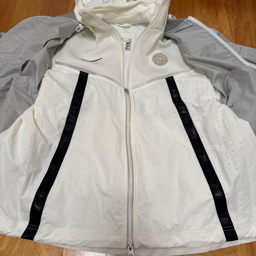 NIKE×sacai MA-1 ボンバージャケット グレー Mサイズ