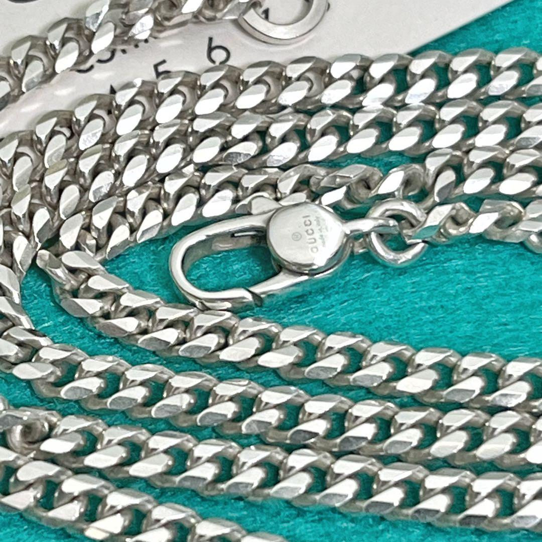 美品　GUCCI 3ミリ　中太喜平チェーンネックレス