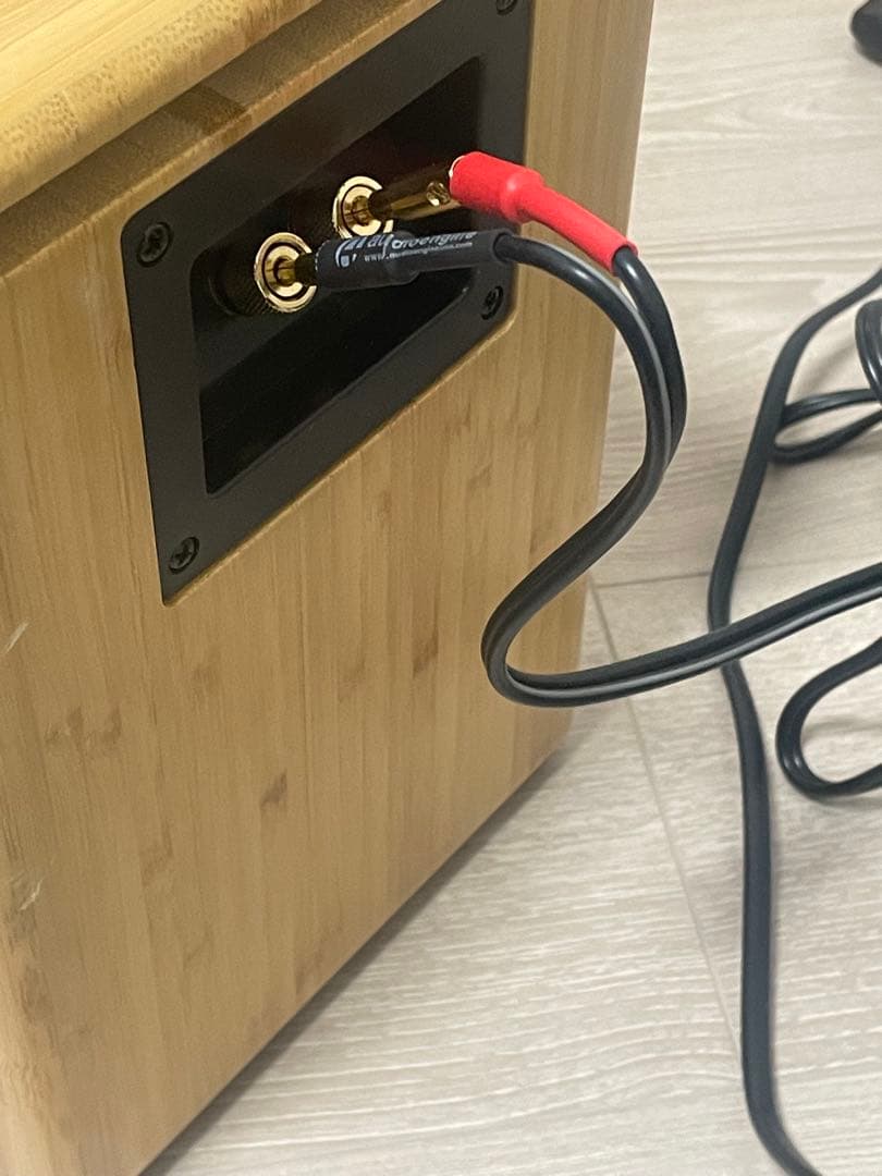 Audioengine A5+ Bluetooth パワードスピーカー バンブー