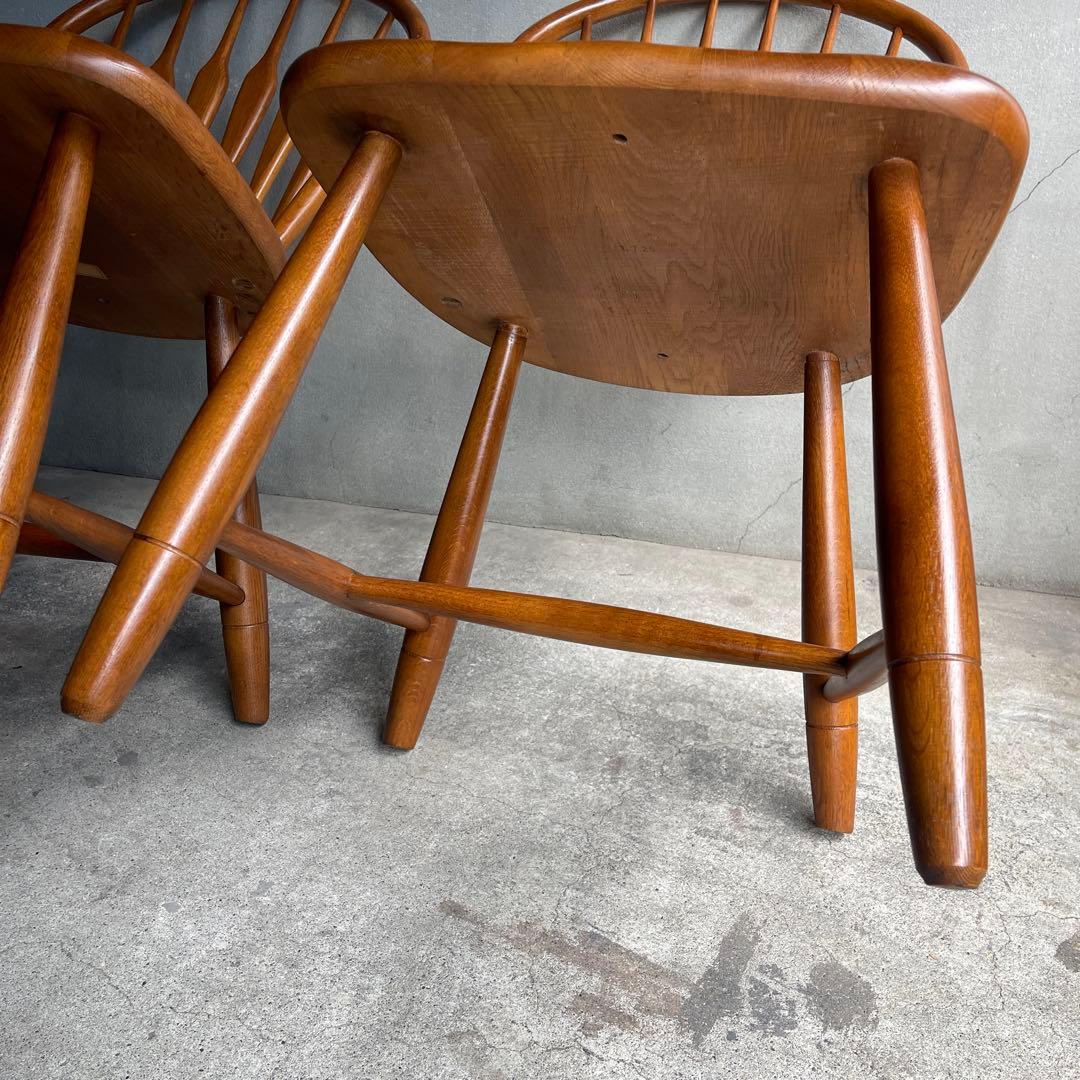 美品　飛騨　柏木工 ウィンザーチェア フープバック アローバック