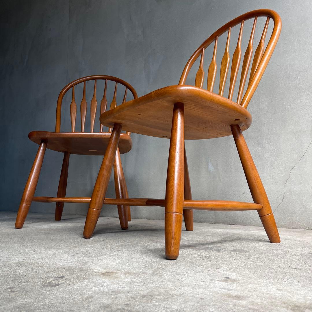 美品　飛騨　柏木工 ウィンザーチェア フープバック アローバック