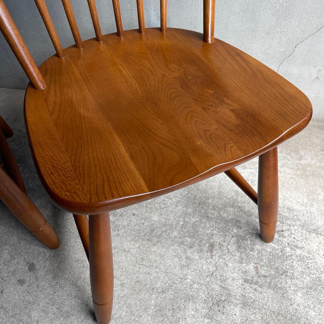 美品　飛騨　柏木工 ウィンザーチェア フープバック アローバック