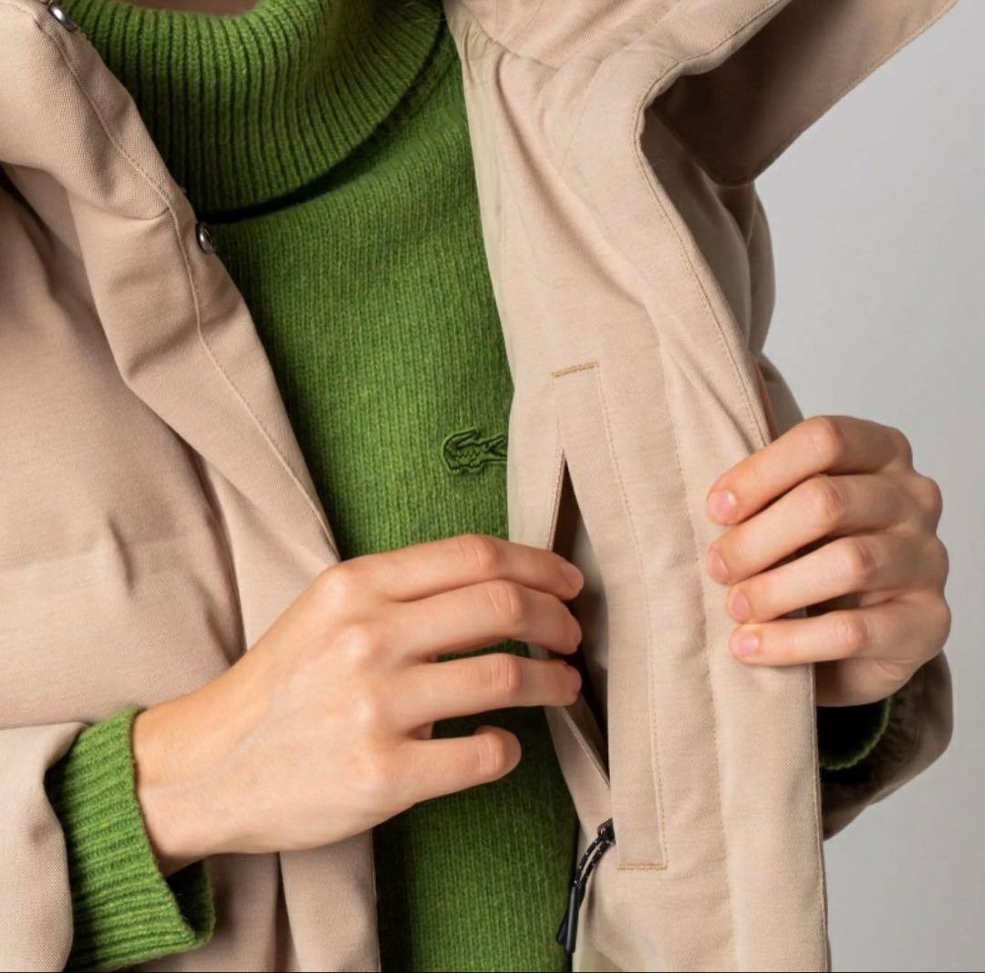 モコ　LACOSTE 定価5万　ダウン　ジャケット　コート　ラコステ
