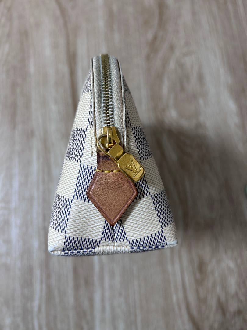 LOUIS VUITTON ポーチ ベージュ/グレー