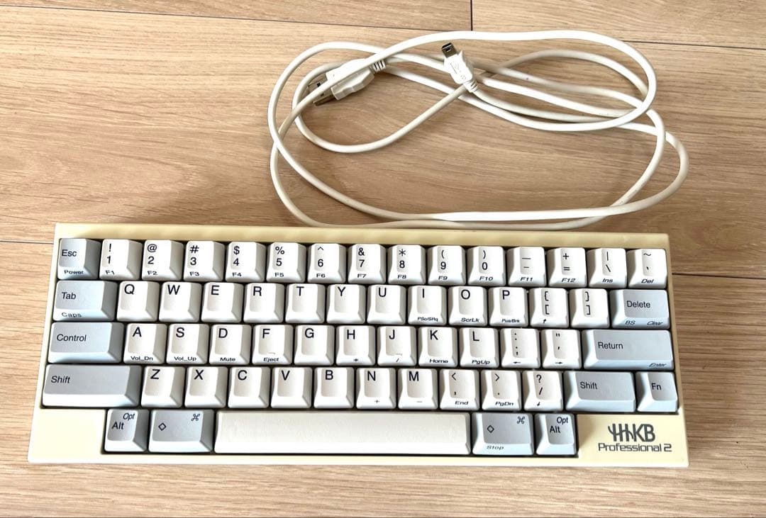HHKB Professional2 キーボード 白 USB接続 英語配列