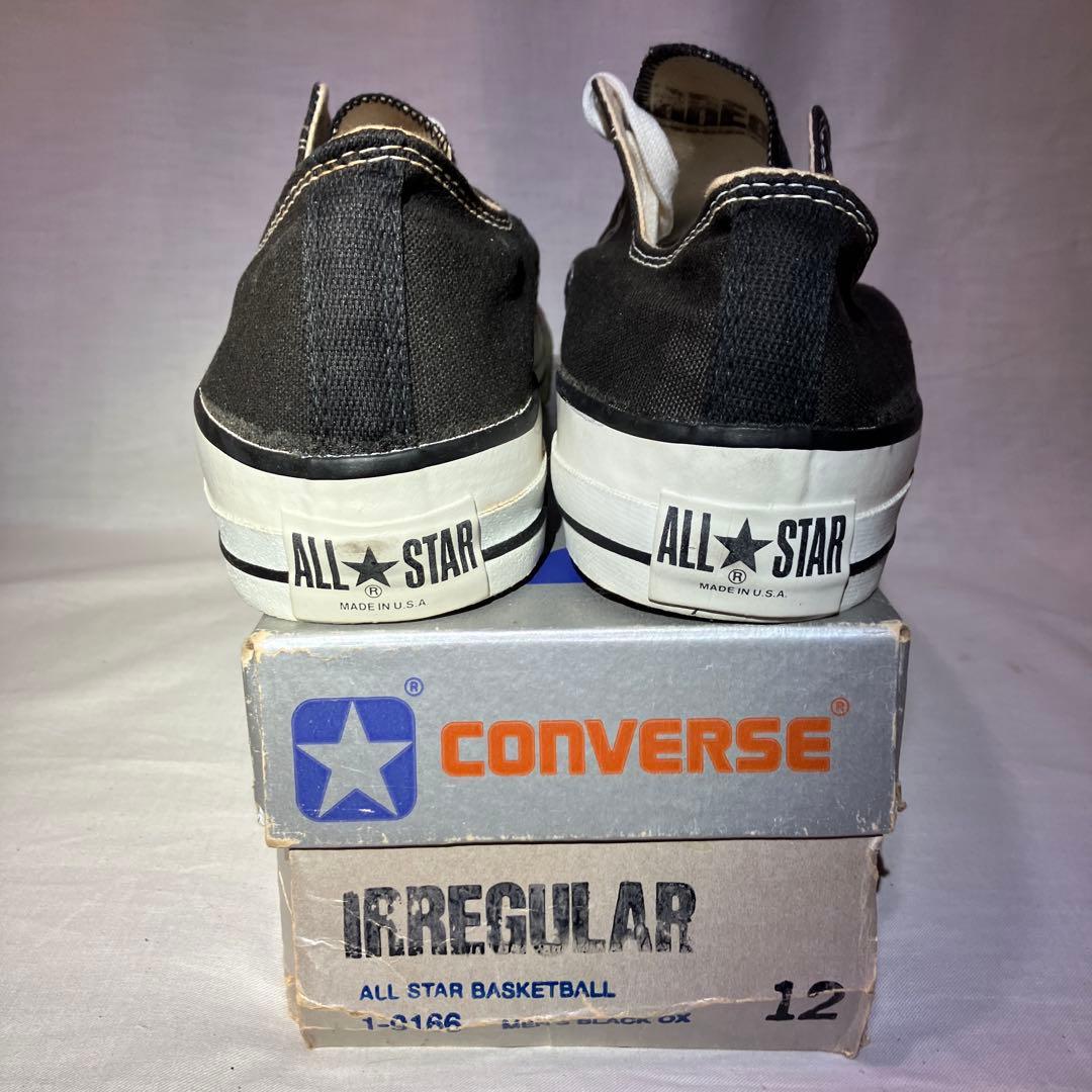 80's デッドストック コンバース　オールスター　USA製ブラック　銀箱12