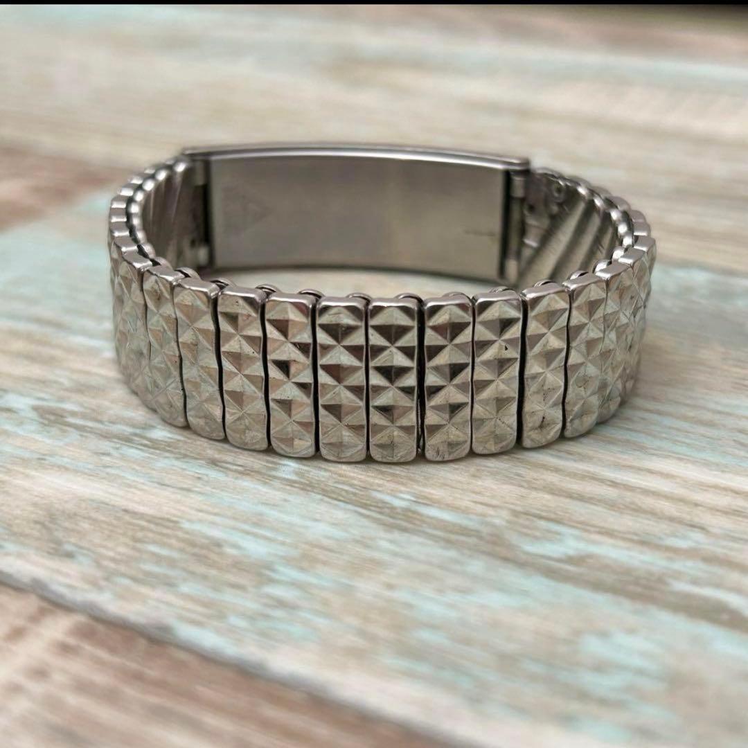 40s IDブレスレット ロケット 蛇腹ブレスレット USA製 usarmy