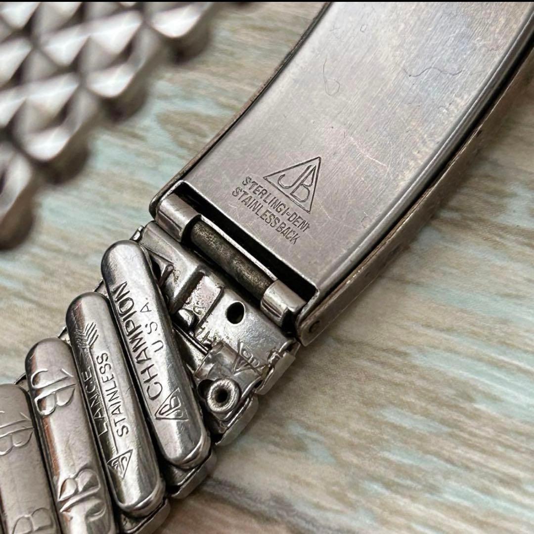 40s IDブレスレット ロケット 蛇腹ブレスレット USA製 usarmy