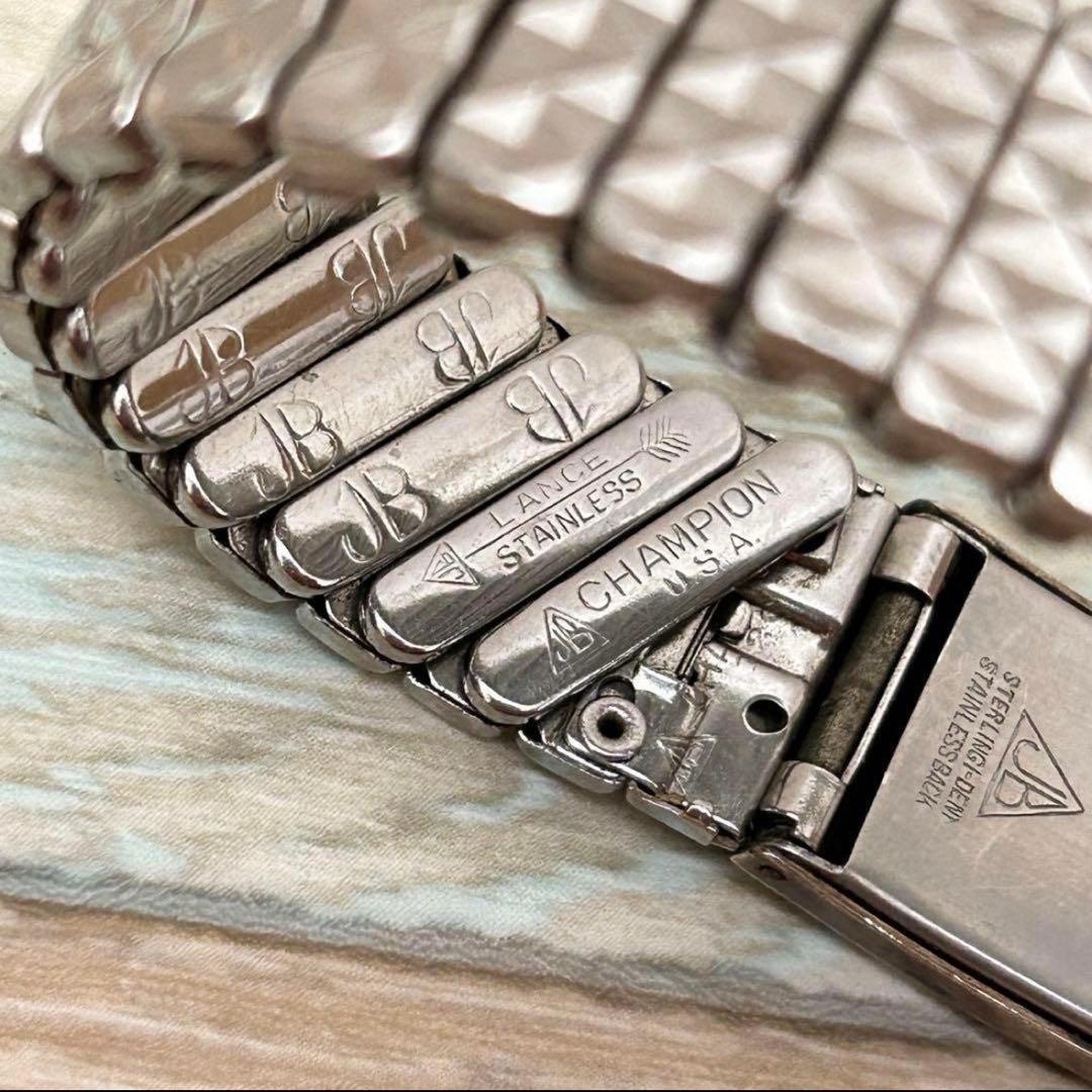 40s IDブレスレット ロケット 蛇腹ブレスレット USA製 usarmy