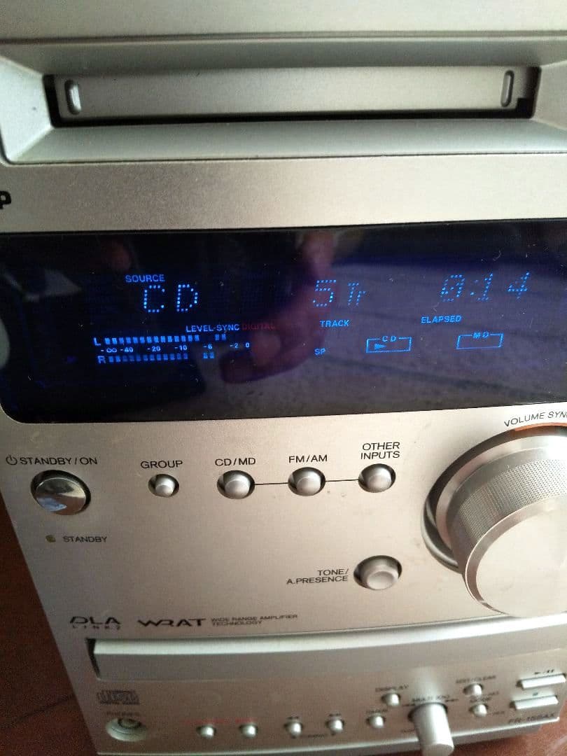 動作品 ONKYO CD/MD Tuner Amplifier FR-155AX