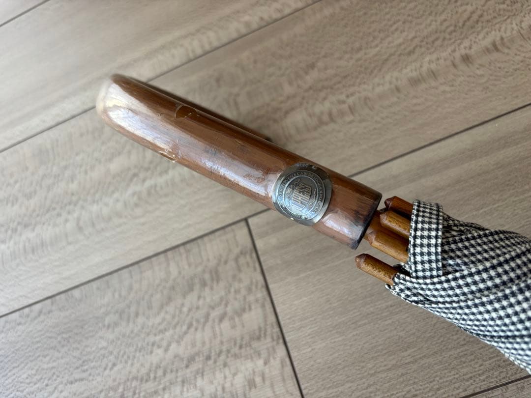 新品タグ付　レア　希少　 J.PRESS 長傘　千鳥格子　高級品