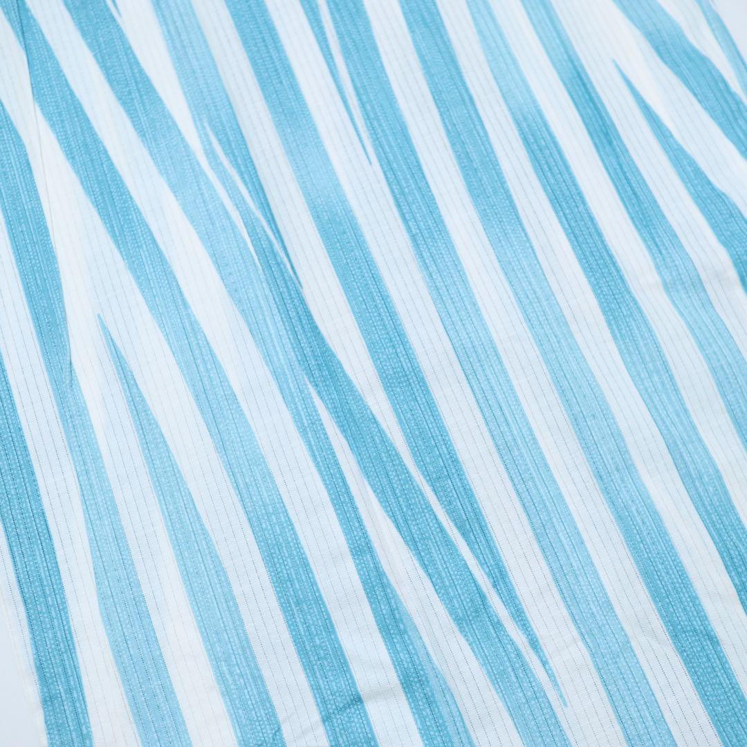 ねこマダム◆撫松庵◆綿縦絽◆ストライプ模様◆木綿◆浴衣◆綿着物としても