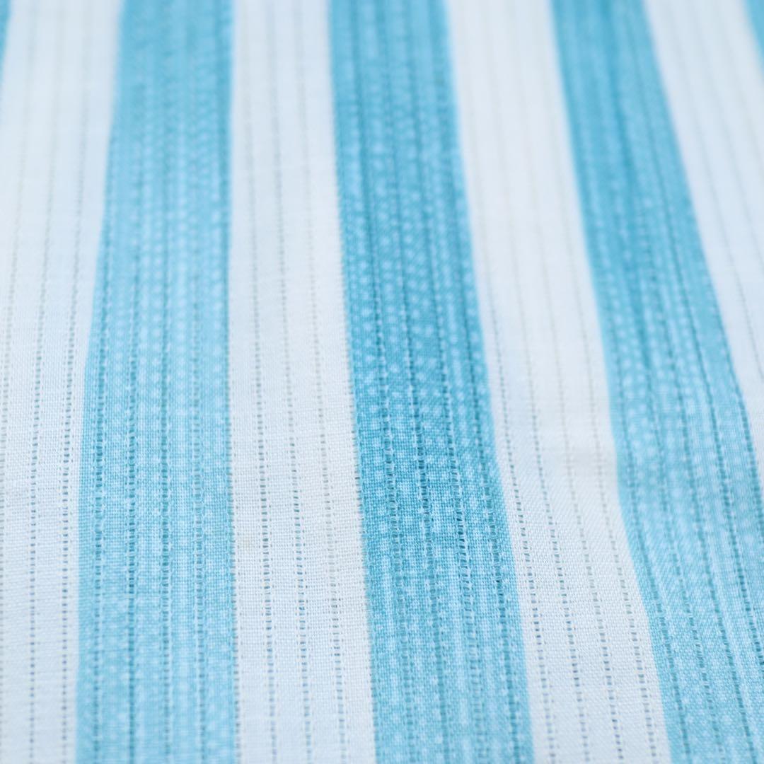 ねこマダム◆撫松庵◆綿縦絽◆ストライプ模様◆木綿◆浴衣◆綿着物としても