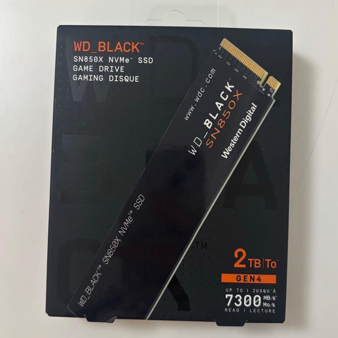 【新品未使用】WD_BLACK SN850X NVMe SSD 2TB