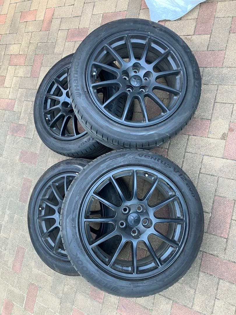 225/50R18 ランエボ純正　ランサーエボリューションX純正　4本