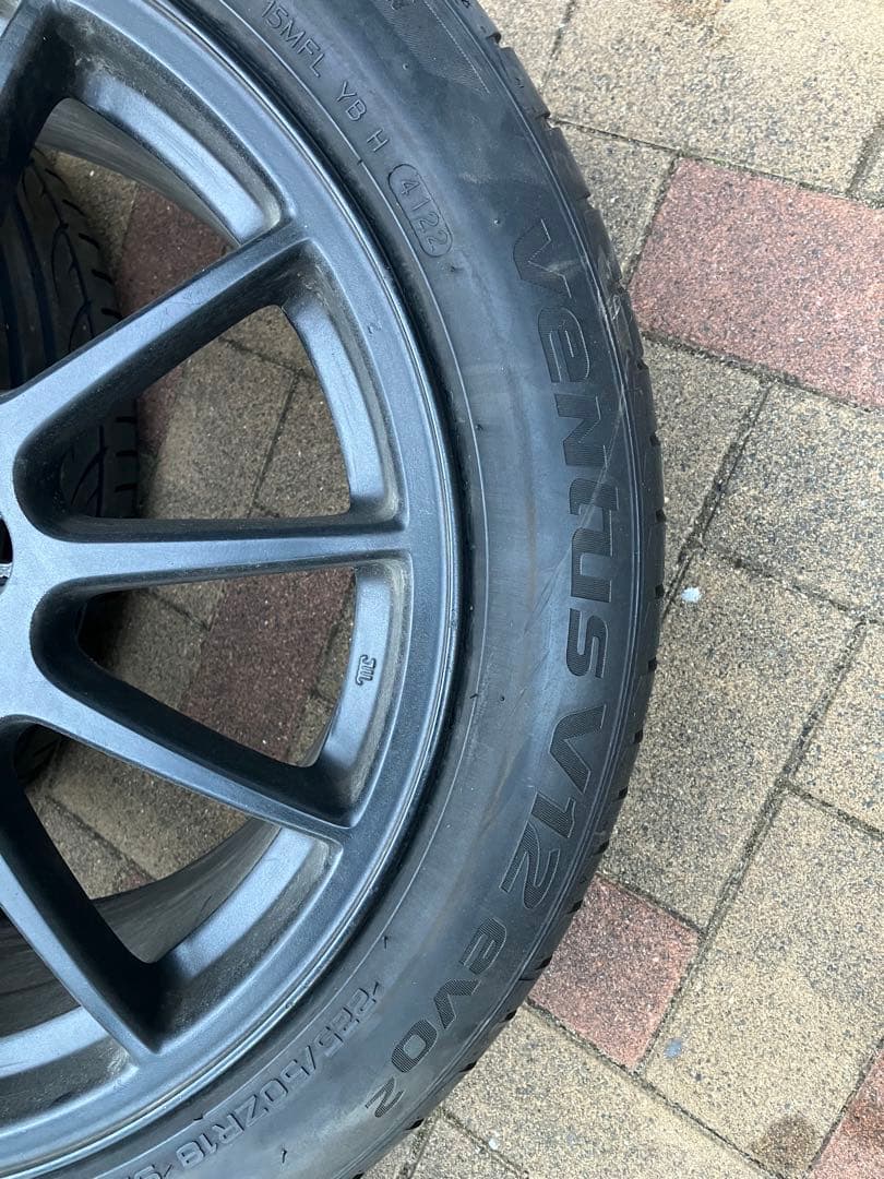 225/50R18 ランエボ純正　ランサーエボリューションX純正　4本