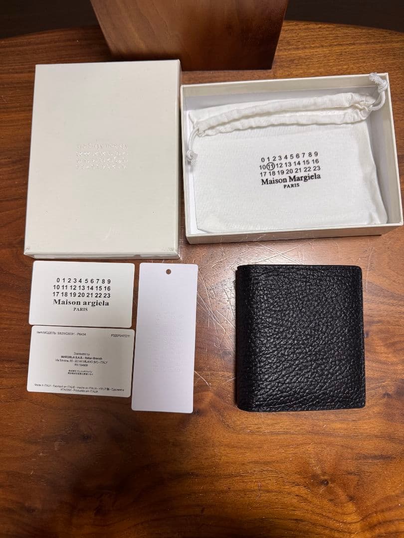 Maison Margiela 二つ折り財布 ブラック