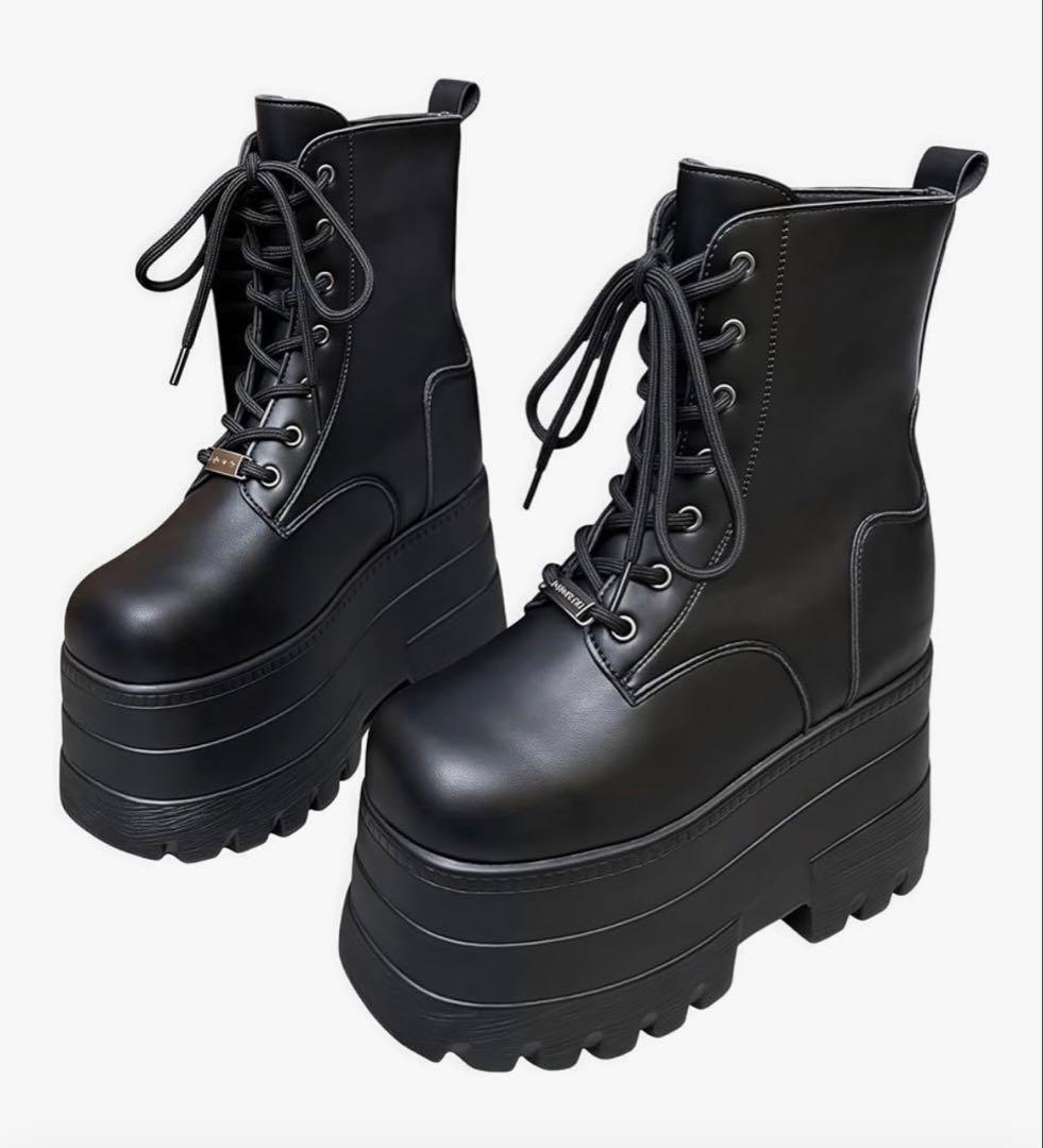 厚底 シークレットブーツ 19cm コスプレ 男装