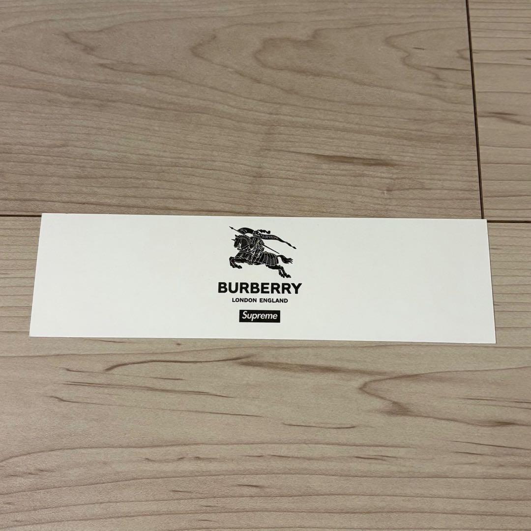 19枚 supreme × Burberry BOXLOGOステッカー
