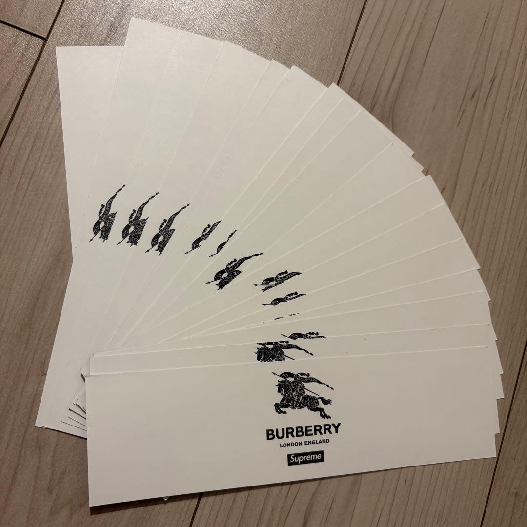 19枚 supreme × Burberry BOXLOGOステッカー