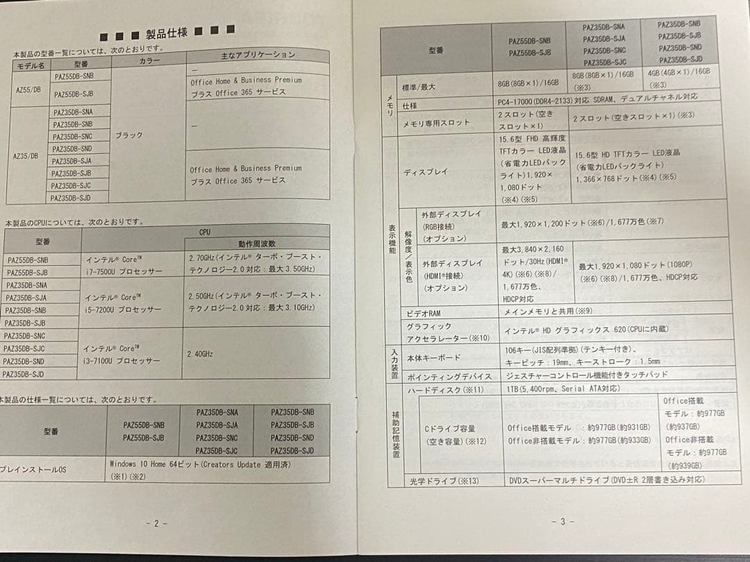 dynabook AZ35/DB PAZ35DB-SNA【ジャンク？】