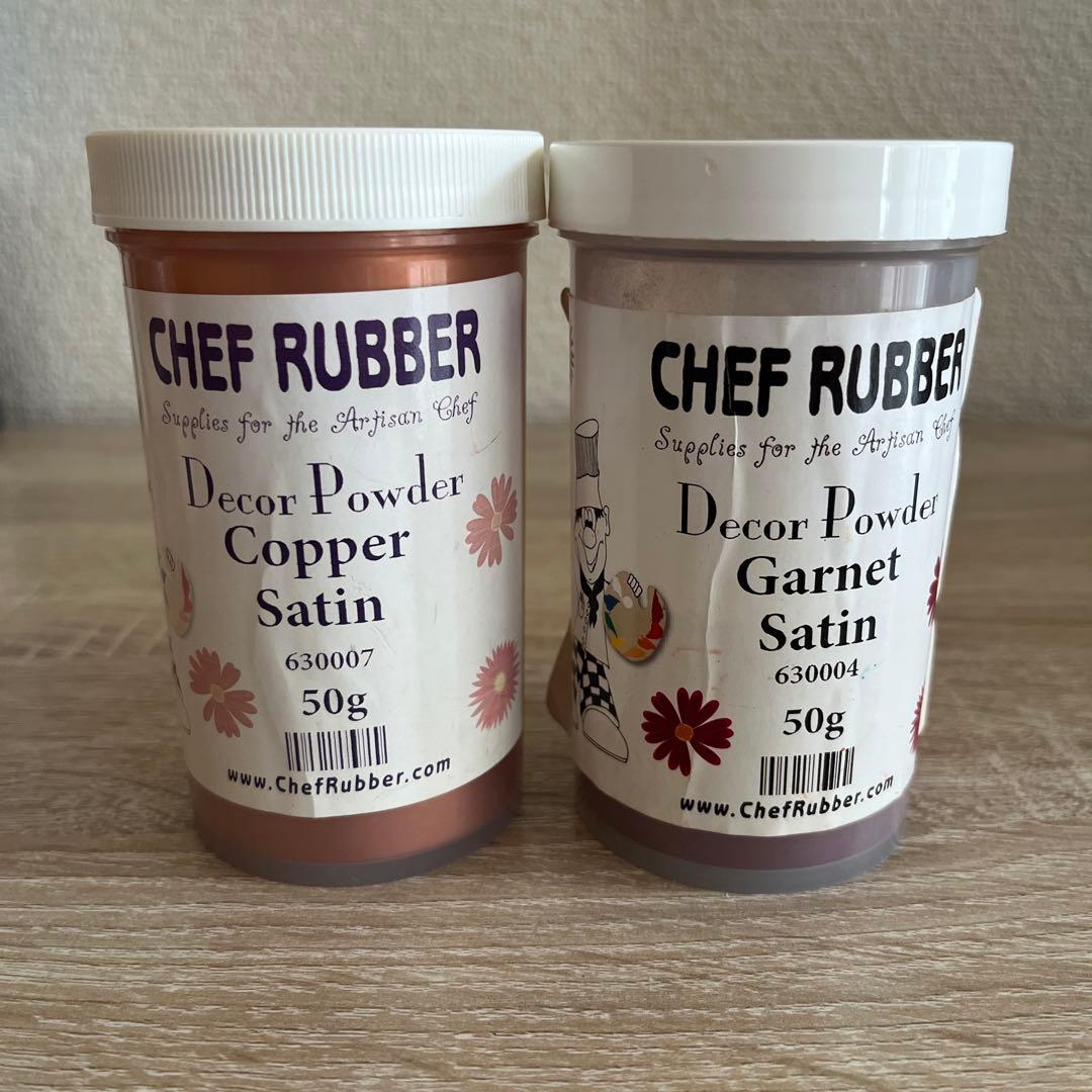 Chef Rubber デコレーションパウダー 色粉セット