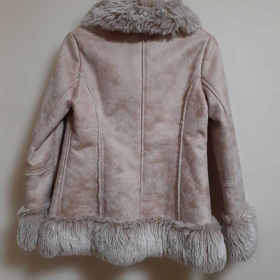 レストローズ　LEST ROSE フェイクムートン コート