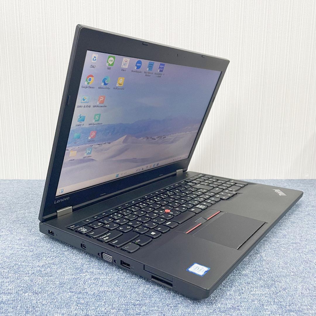 ThinkPadノートパソコン　Windows11オフィス付き　SSD256GB