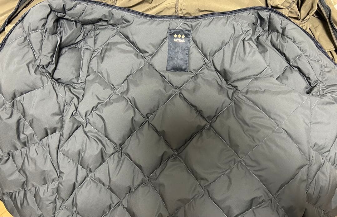 TATRAS モッズコート ダウンライナー付 カーキ サイズ02