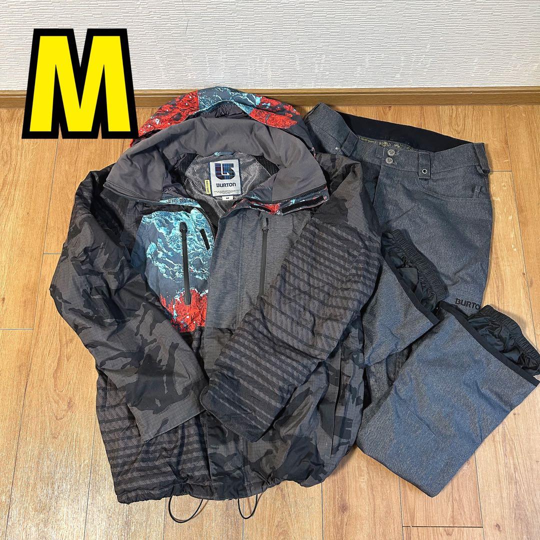 BURTON メンズ　スノーボードウエア　M 上下セットアップ