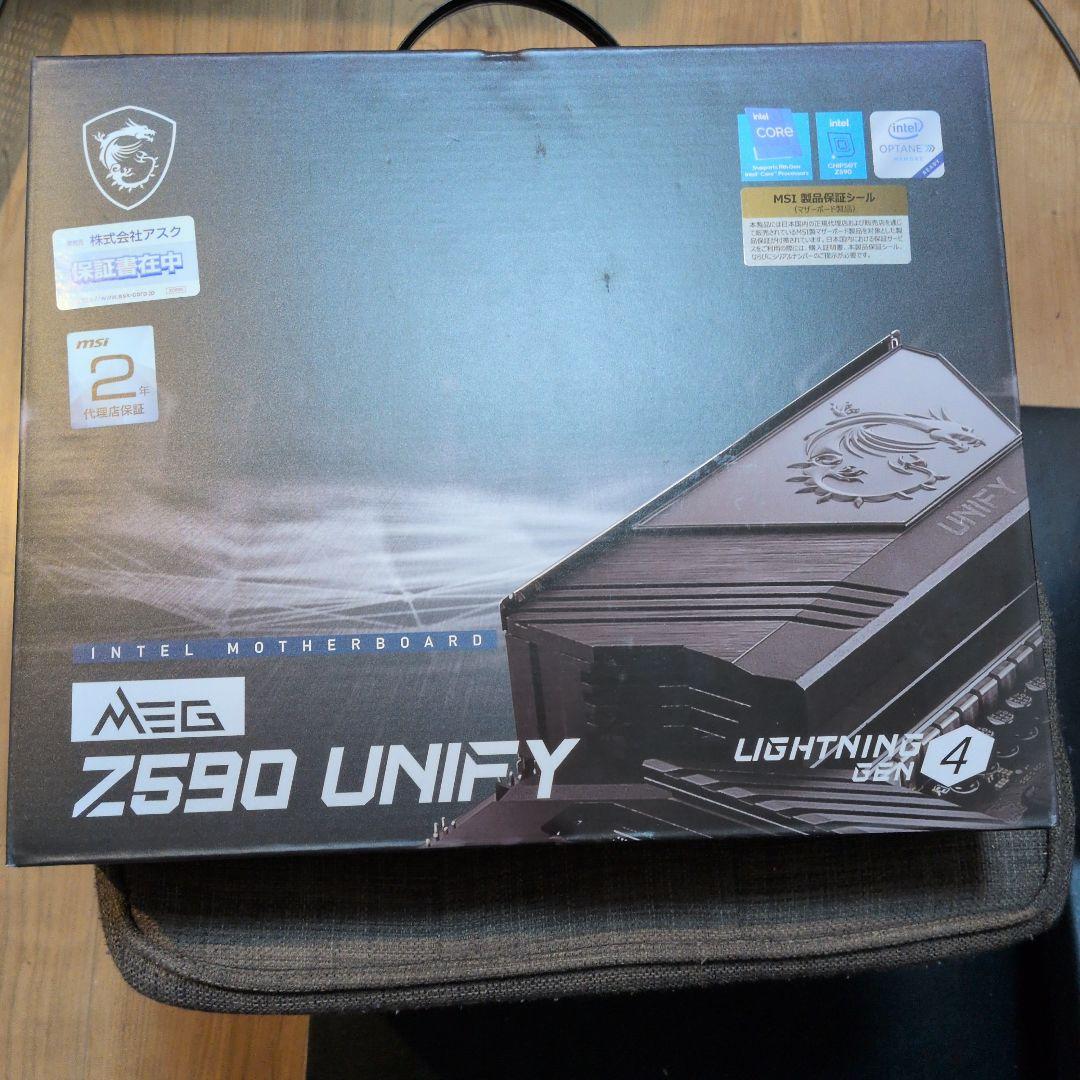 【動作不良】MSI Z590 UNIFY マザーボード（ジャンク品）