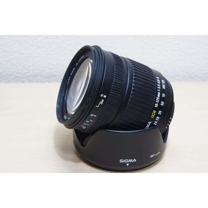 SIGMA DC 18-125mm F3.5-5.6 フード付