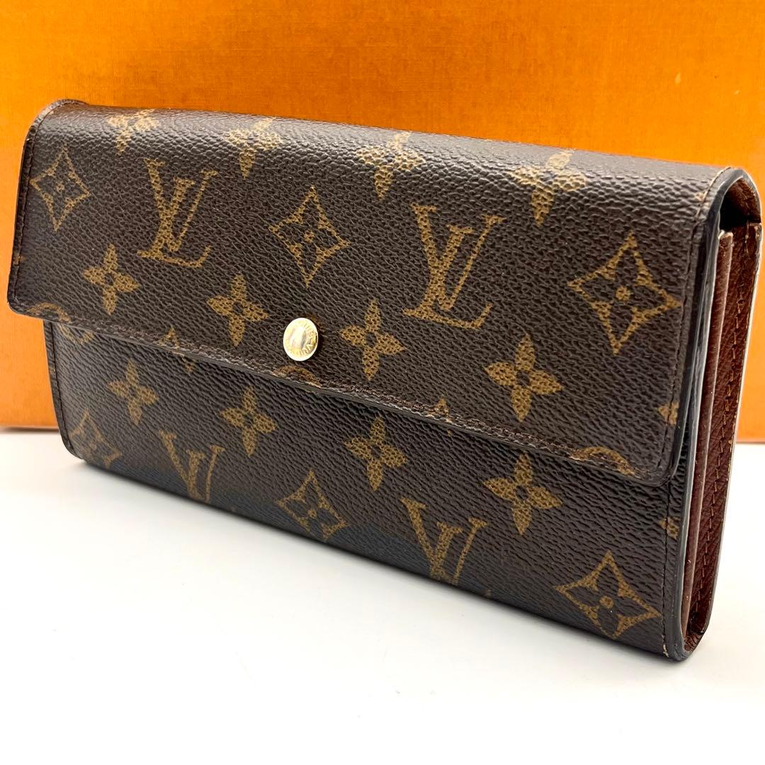 ルイヴィトン モノグラム ポルトフォイユサラ 長財布 正規品 本物 10カード