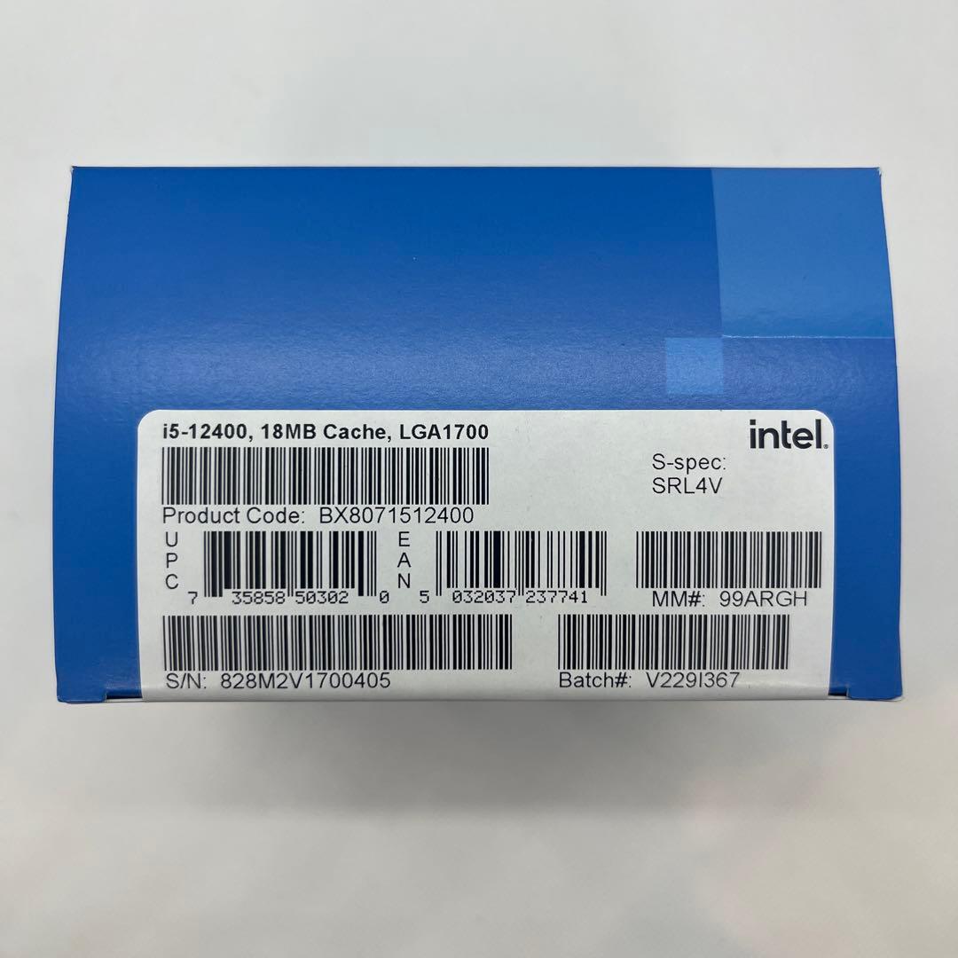 Windows自作PC【Core i5 12400 + DDR4 32GB】