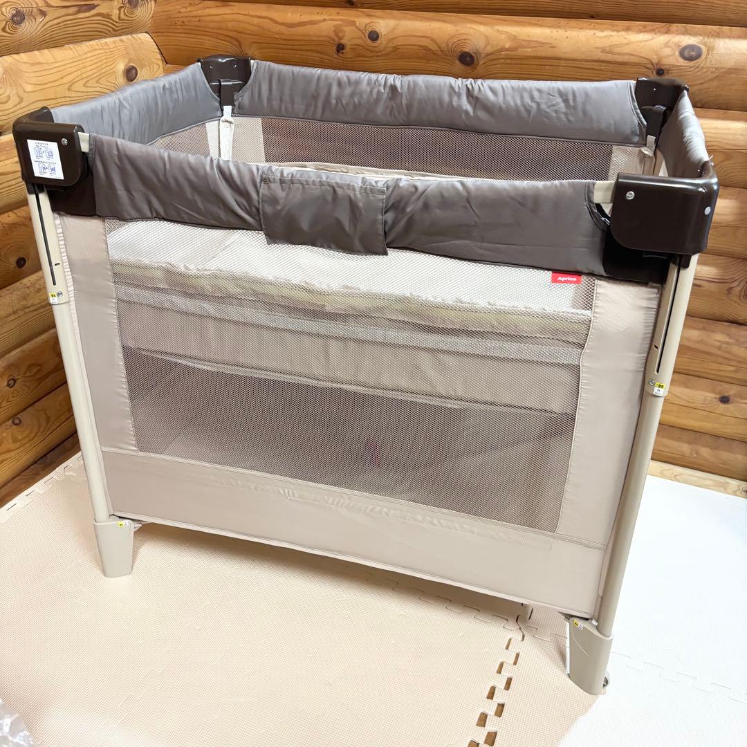Aprica アップリカ ココネルエアー ベビーベッド ココアブラウン