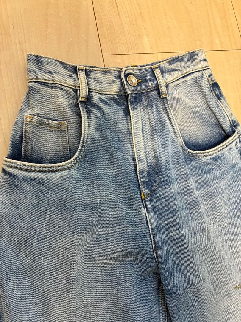 メゾンマルジェラ　Maison Margiela スラッシュデニムパンツ36