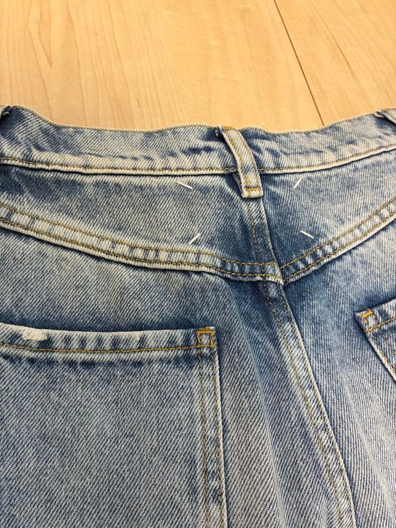 メゾンマルジェラ　Maison Margiela スラッシュデニムパンツ36