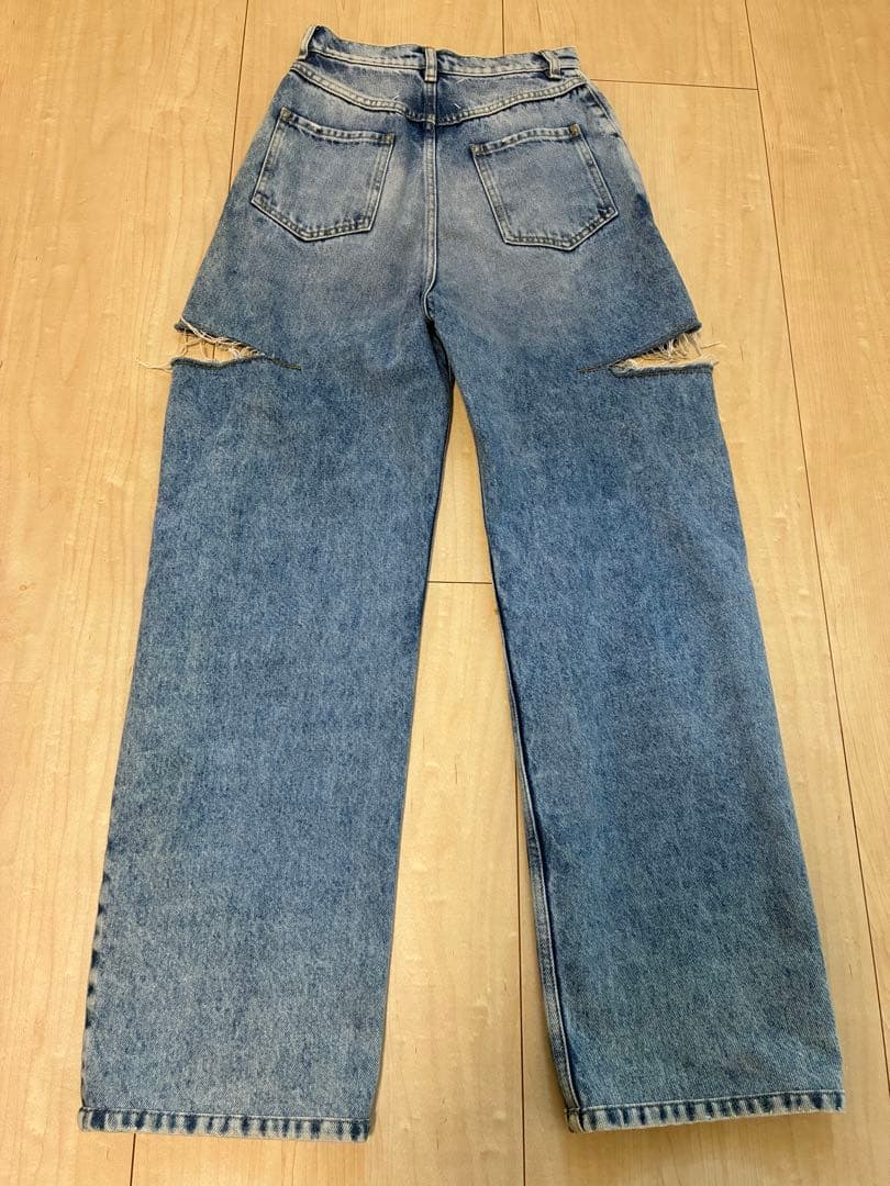 メゾンマルジェラ　Maison Margiela スラッシュデニムパンツ36