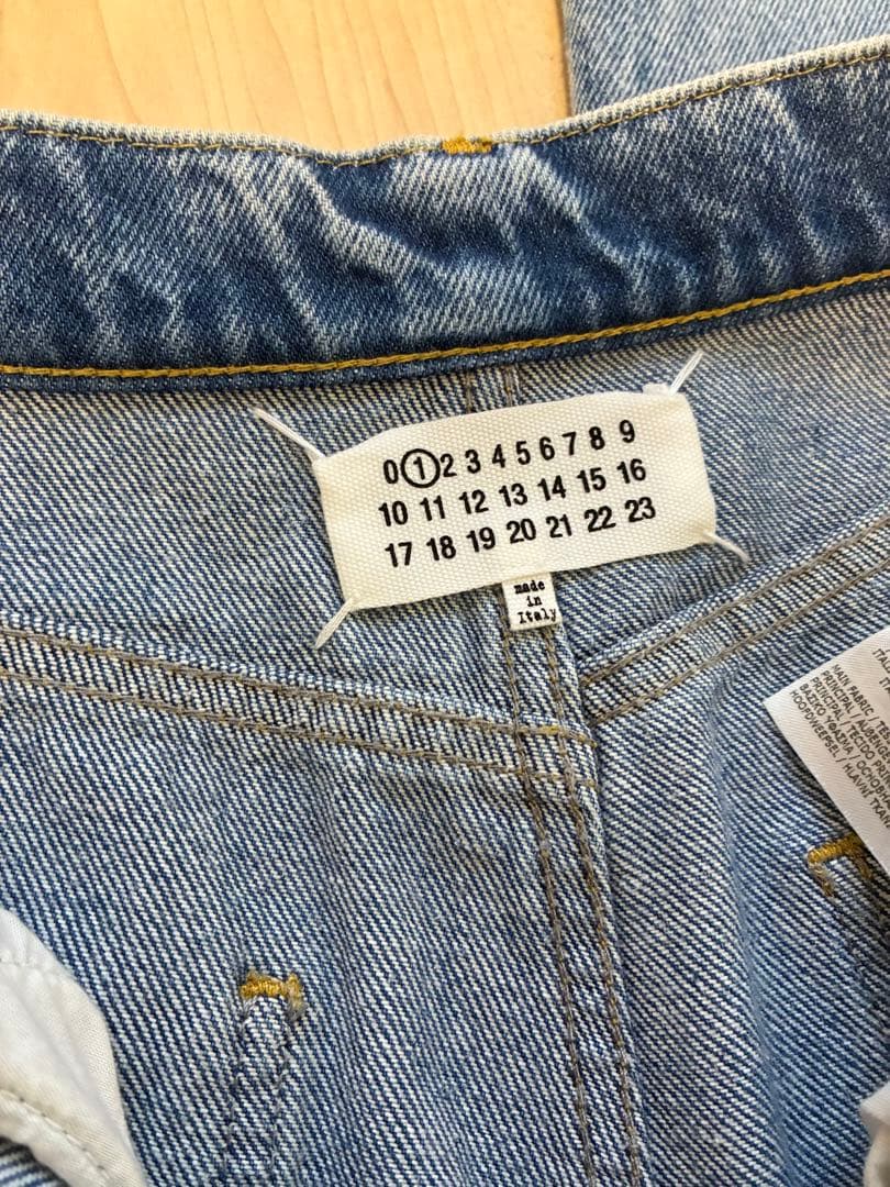 メゾンマルジェラ　Maison Margiela スラッシュデニムパンツ36