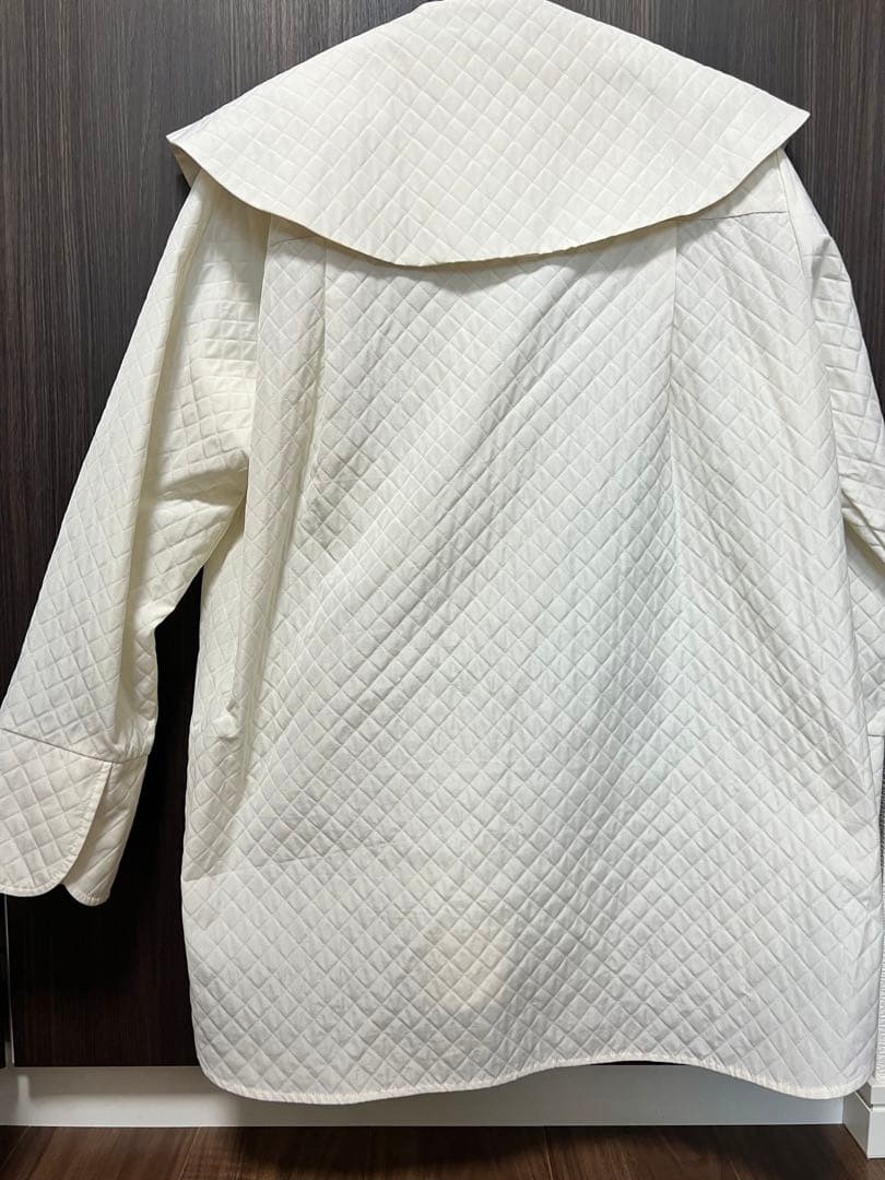 時間限定SALE美品⭐︎yoriヨリ2wayキルト柄ジャガードブラウス⭐︎サイズ36