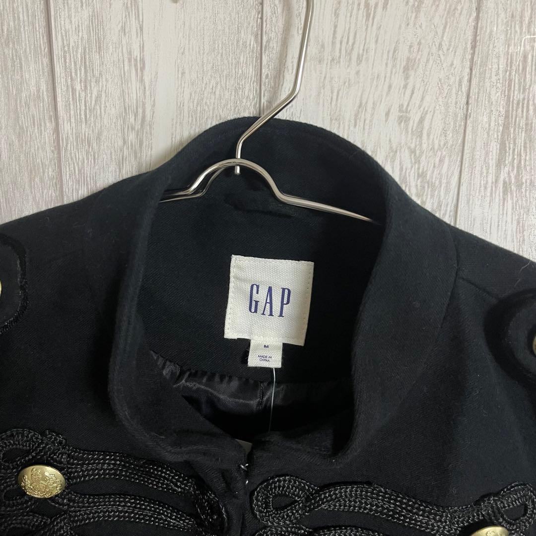 人気デザイン✨GAP ギャップ ナポレオンジャケット　金ボタン　ブラック　M