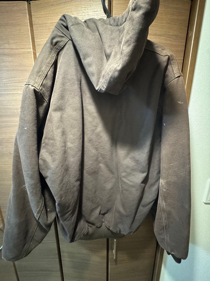 【古着】Carhartt アクティブジャケット　ダークブラウン L