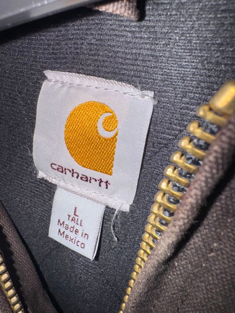 【古着】Carhartt アクティブジャケット　ダークブラウン L