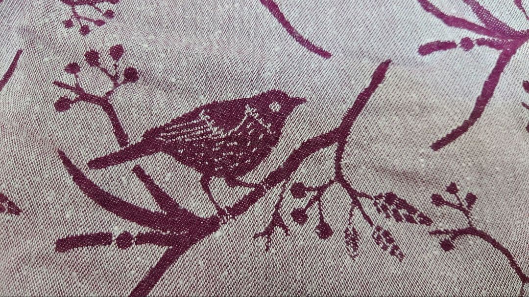 【値下げ】Woven Bliss　LADY BIRD beet　ベビーラップ