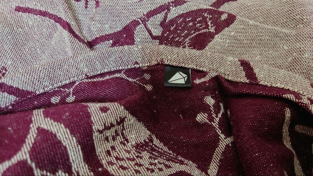 【値下げ】Woven Bliss　LADY BIRD beet　ベビーラップ