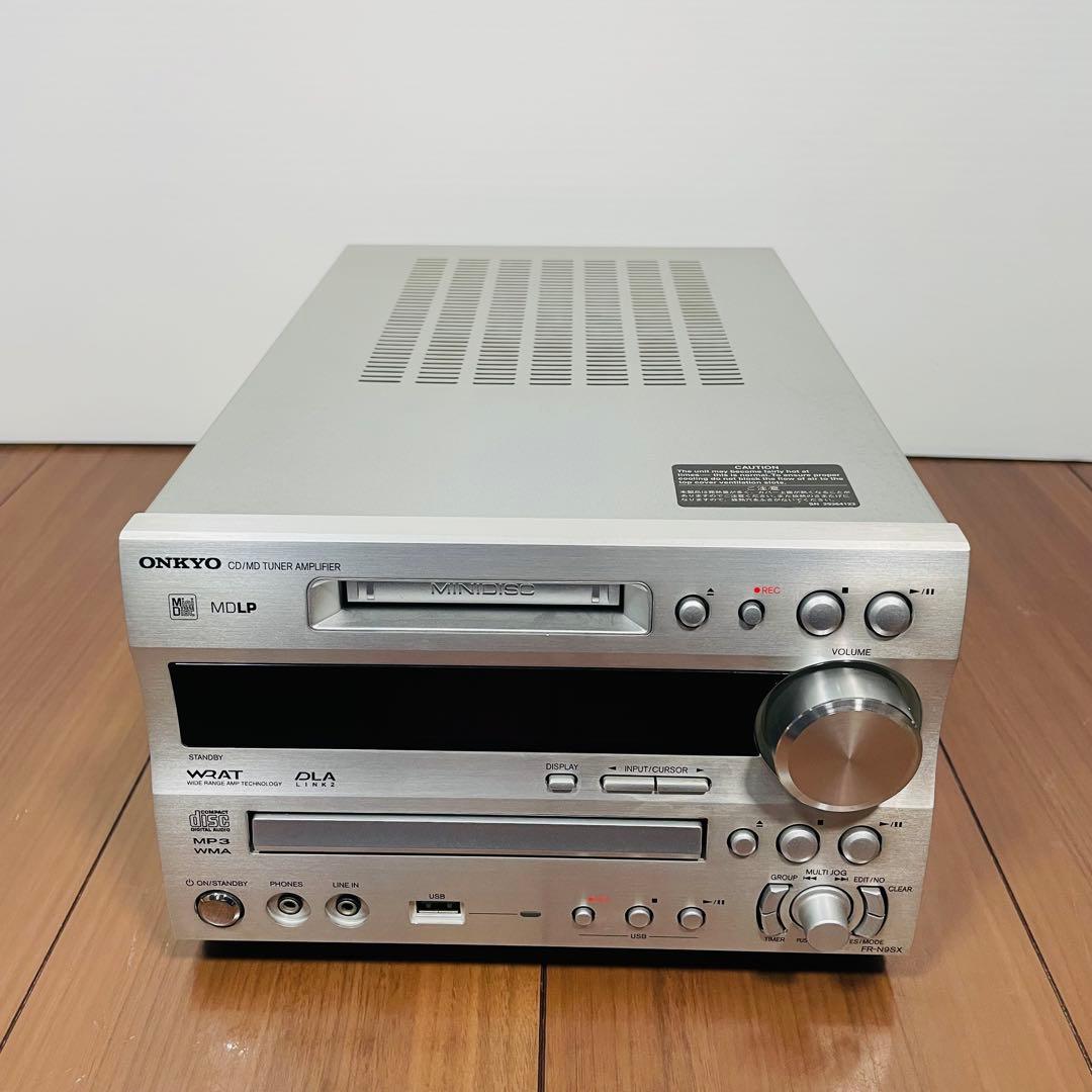 付属品多数あり　ONKYO FR-N9SX シルバー　リモコン　コンポ