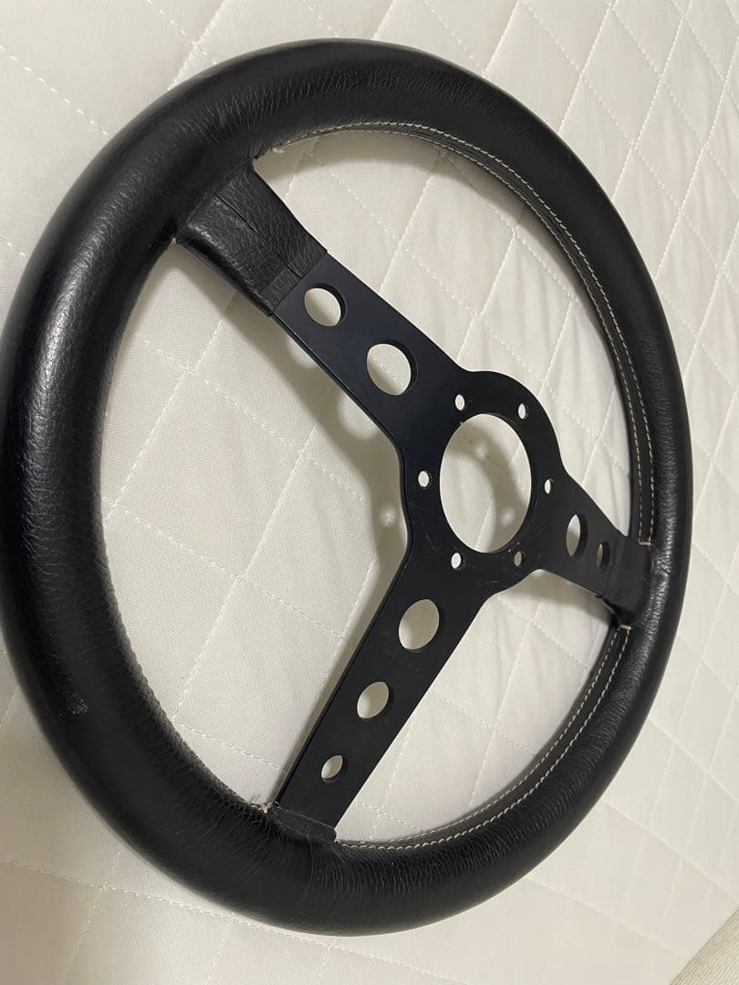 momo prototipo 3スポーク 黒 ステアリングホイール 35cm程度