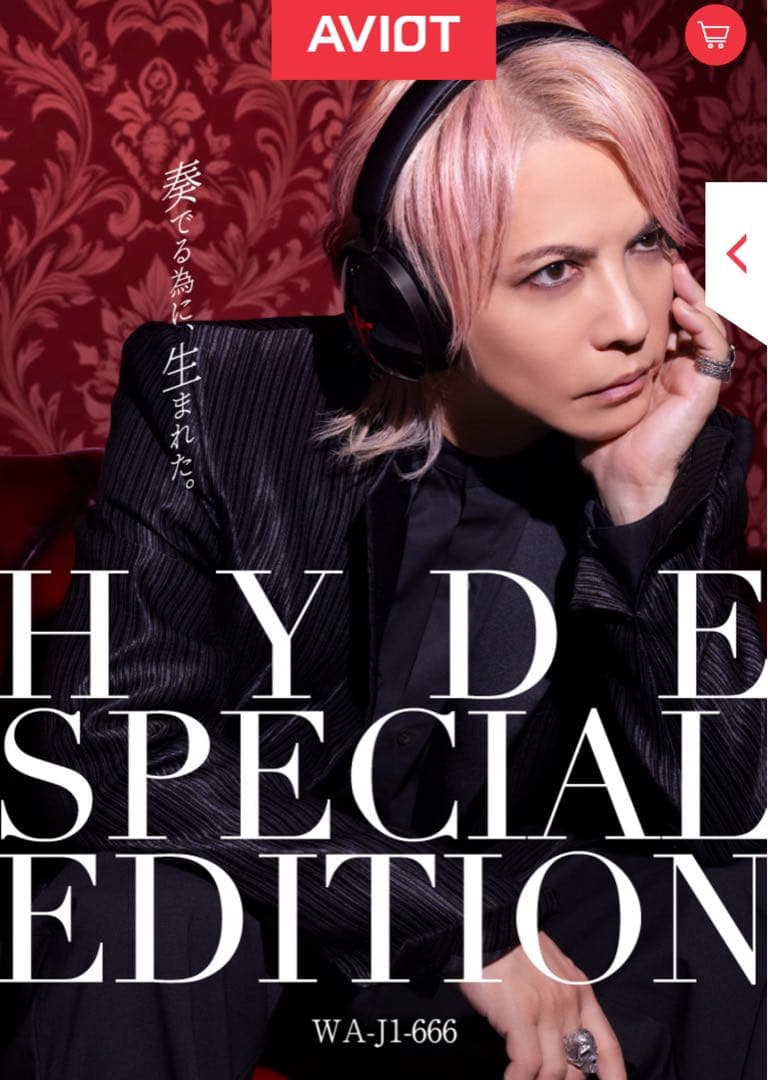 HYDE SPECIAL EDITION ヘッドホンAVIOT イヤホン